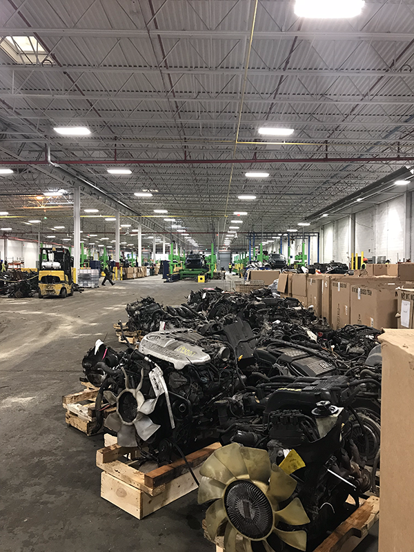 Used Auto Parts ready for sale in our warehouse