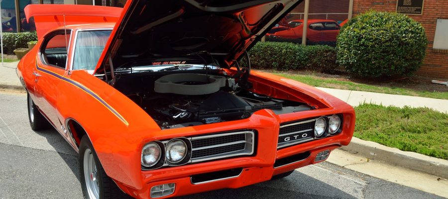 Pontiac GTO going through car maintenance checklist